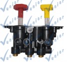 Valvula Estacionamiento Doble KN20607 C/Cnxs Rapidas 3/8" 34560=5396-KN20607 Pai